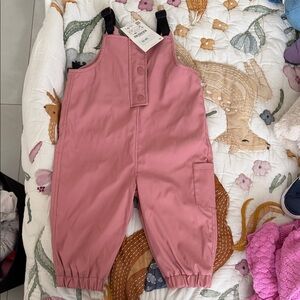 Zara Pink Kids Overalls